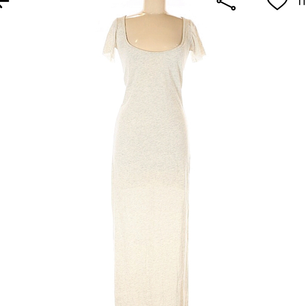 Beautiful cream maxi dress